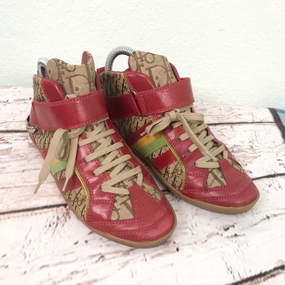 dior monogram high tops
